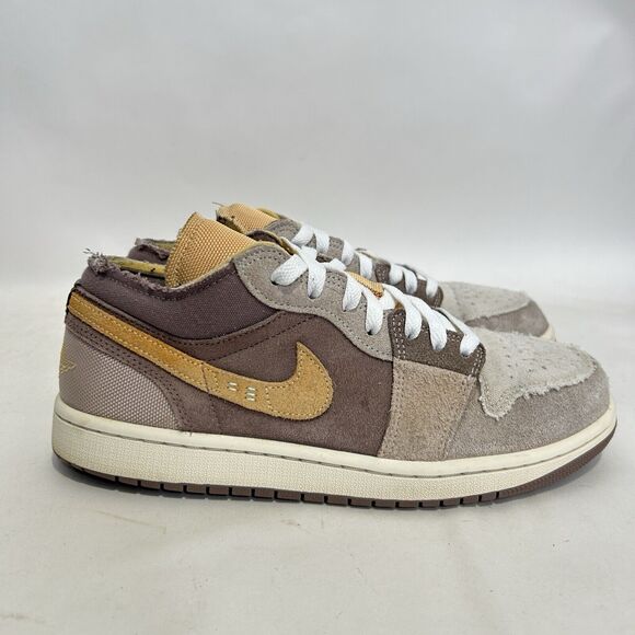 Nike Suede Athletic Shoes in Brown and Cream - Picture 4 of 12